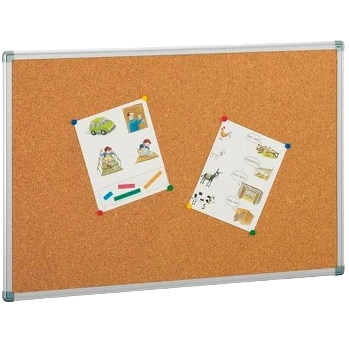 Cork board Faibo Aluminium 90 x 120 cm