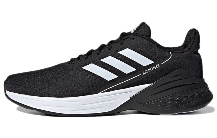 adidas Response SR 舒适 运动 防滑 低帮 跑步鞋 男款 黑白色 / Беговые кроссовки Adidas Response SR GW5706