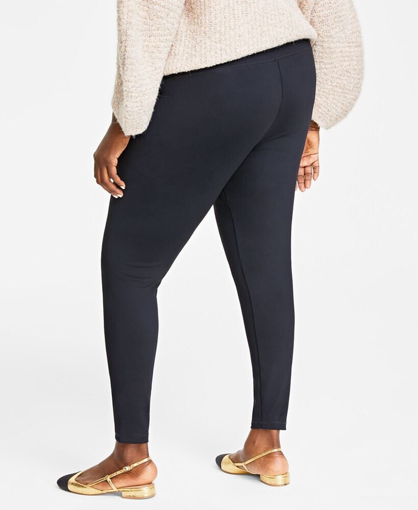 Plus Size Mid-Rise Ankle-Length Leggings, Created for Macy's On 34th  Размер: 2X купить от 6228 рублей в интернет-магазине MALL