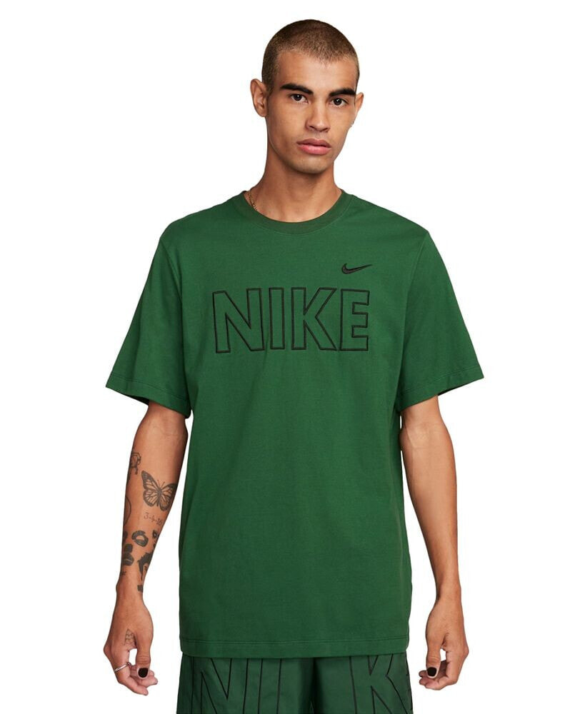 Nike men's Sportswear Logo Graphic Short Sleeve Crewneck T-Shirt