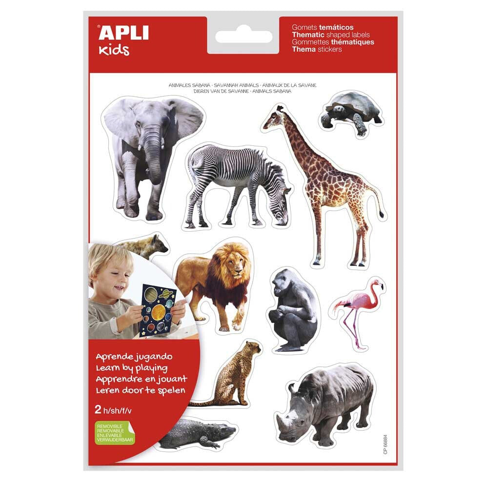 APLI Animals School Stickers 5 Units