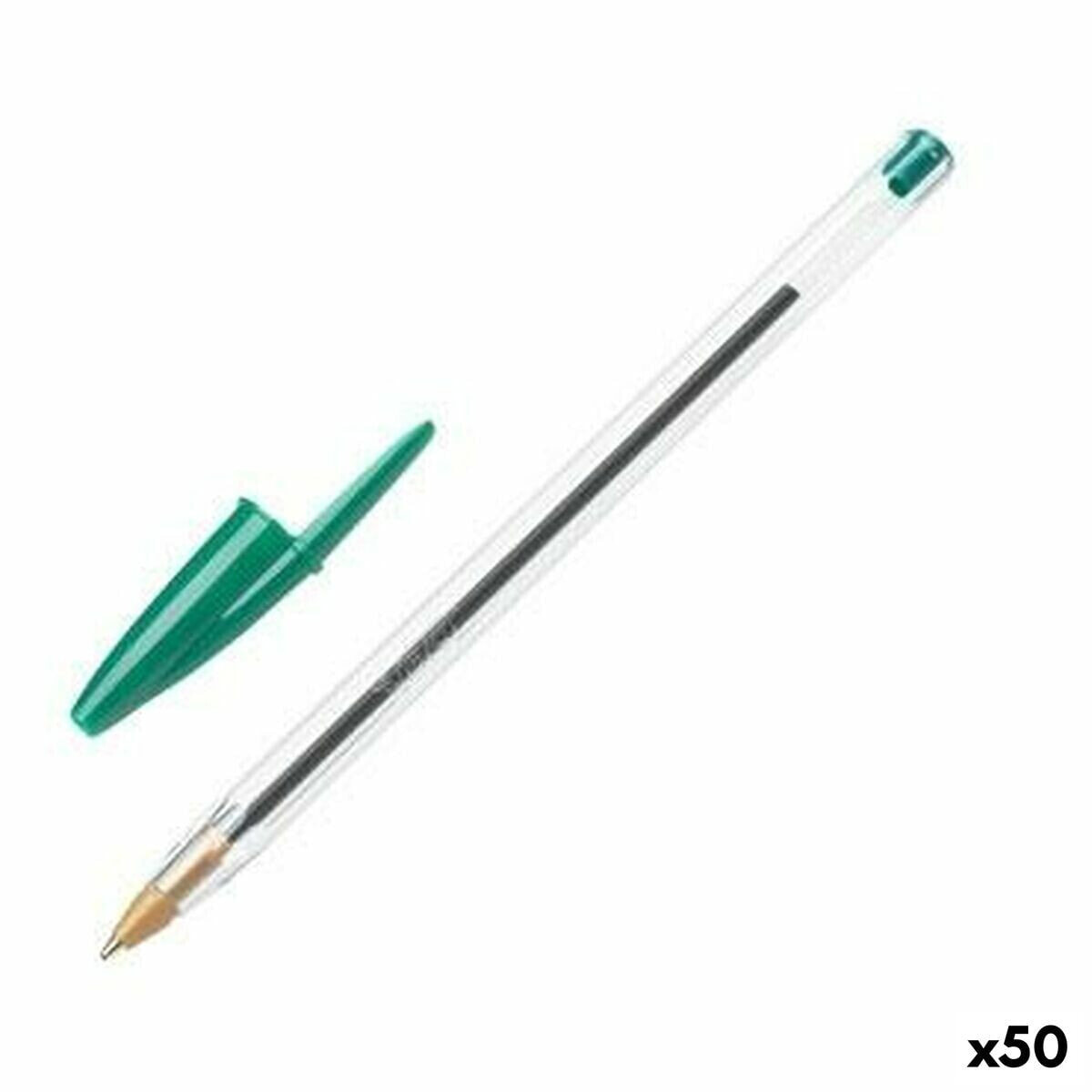 Pen Bic Cristal Original Green 0,32 mm (50 Units)