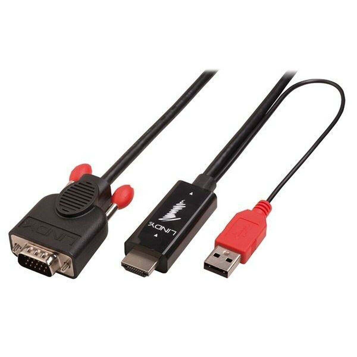 Адаптер HDMI—VGA LINDY Чёрный 2 m