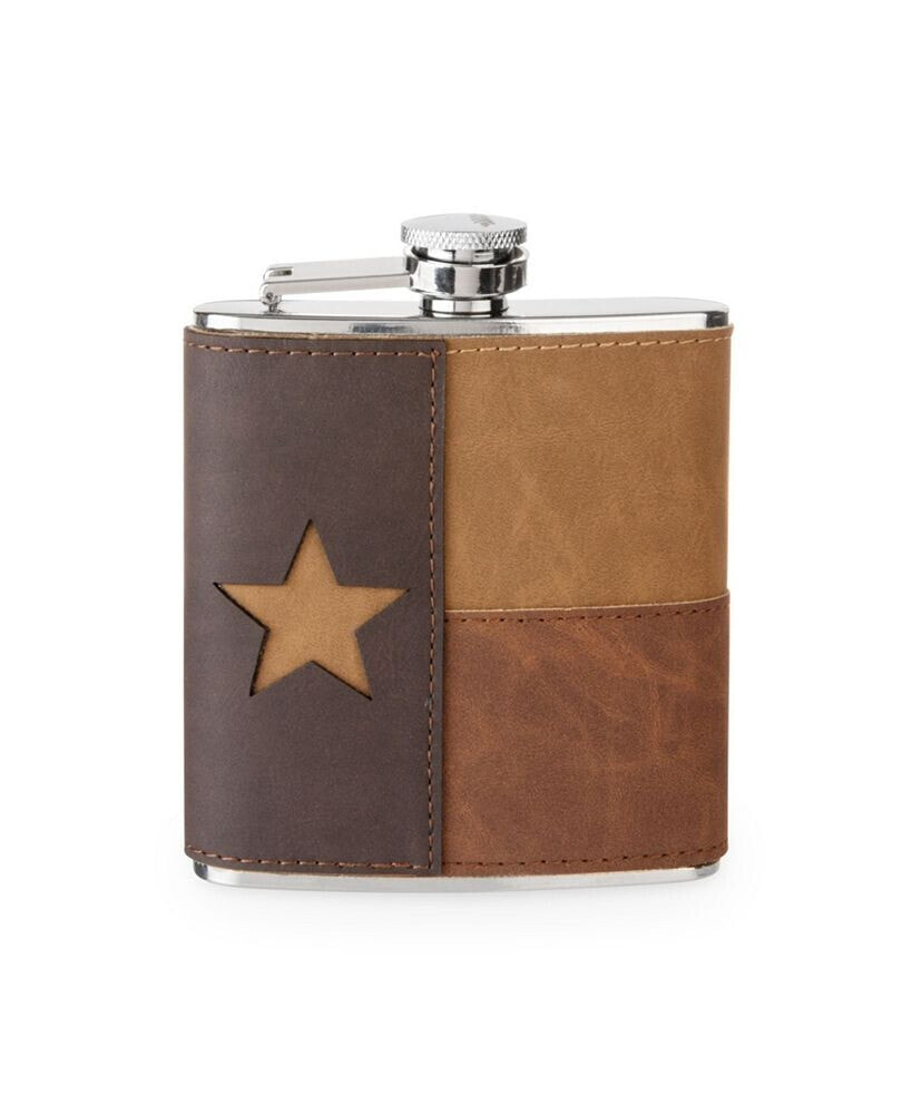 Foster & Rye leather Texas Flask