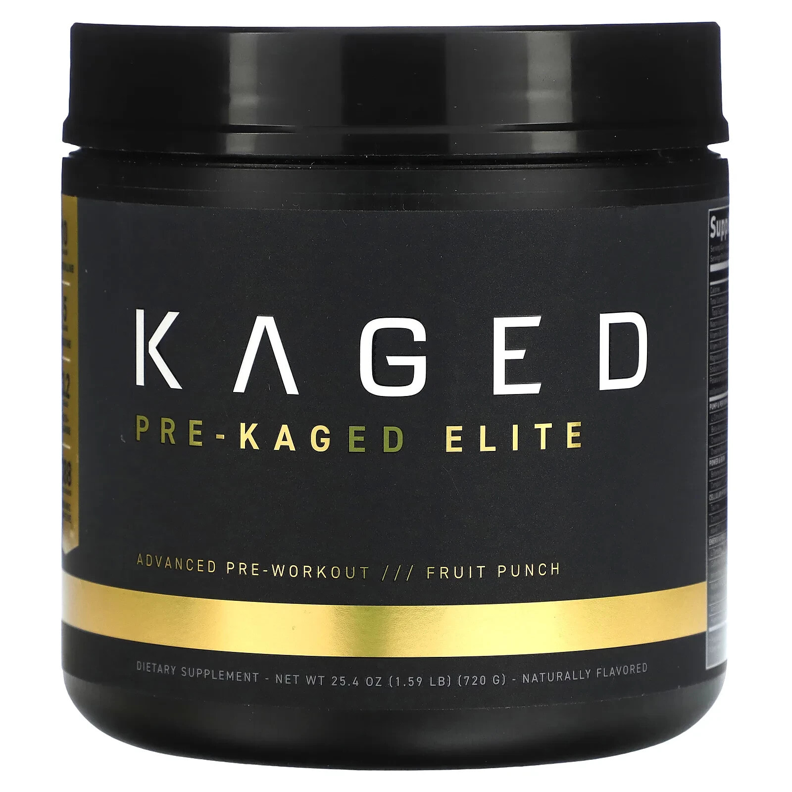 Kaged, PRE-KAGED Elite, Advanced Pre-Workout, Gracier Grape, 1.54 lb (698 g)