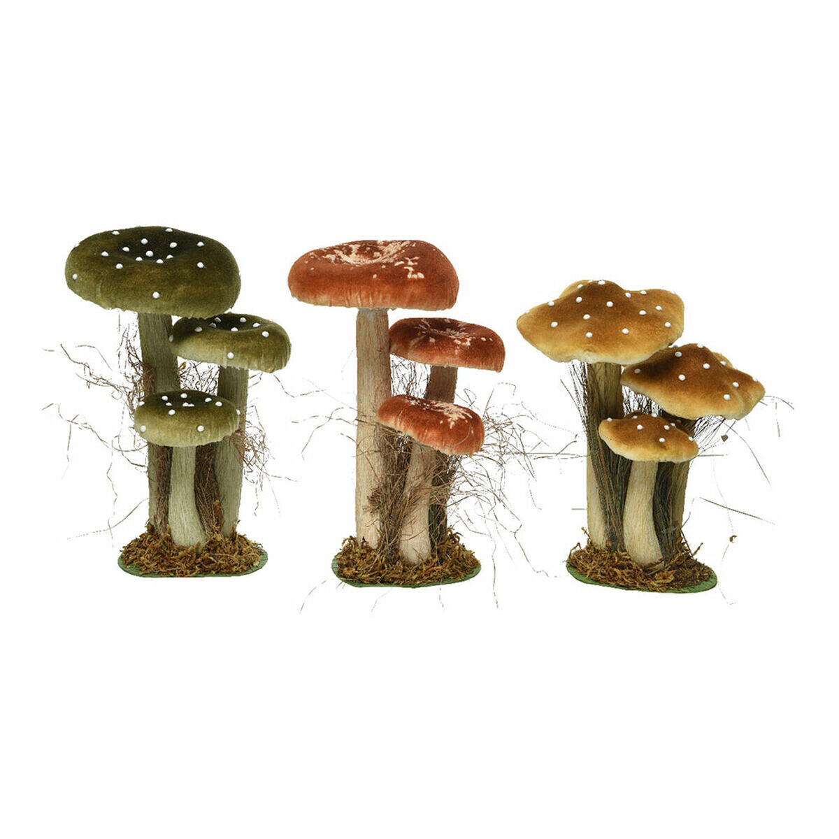 Decorative Figure Mushrooms 14 x 18 x 26 cm