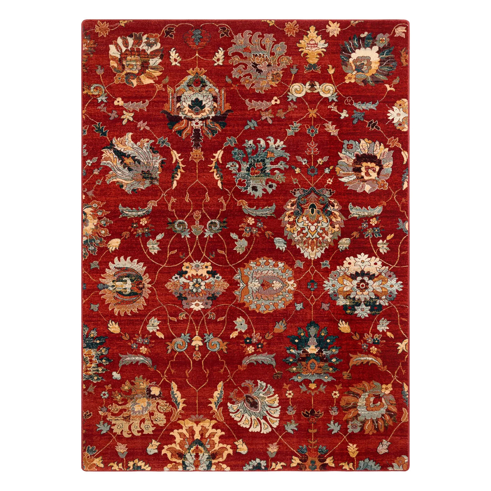 Tapis En Laine Superior Latica Rubis