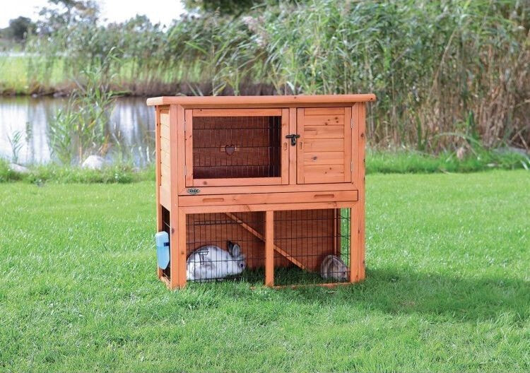 Trixie Klatka dla królików 'Natura' z ogrodzeniem, 104×97×52 cm