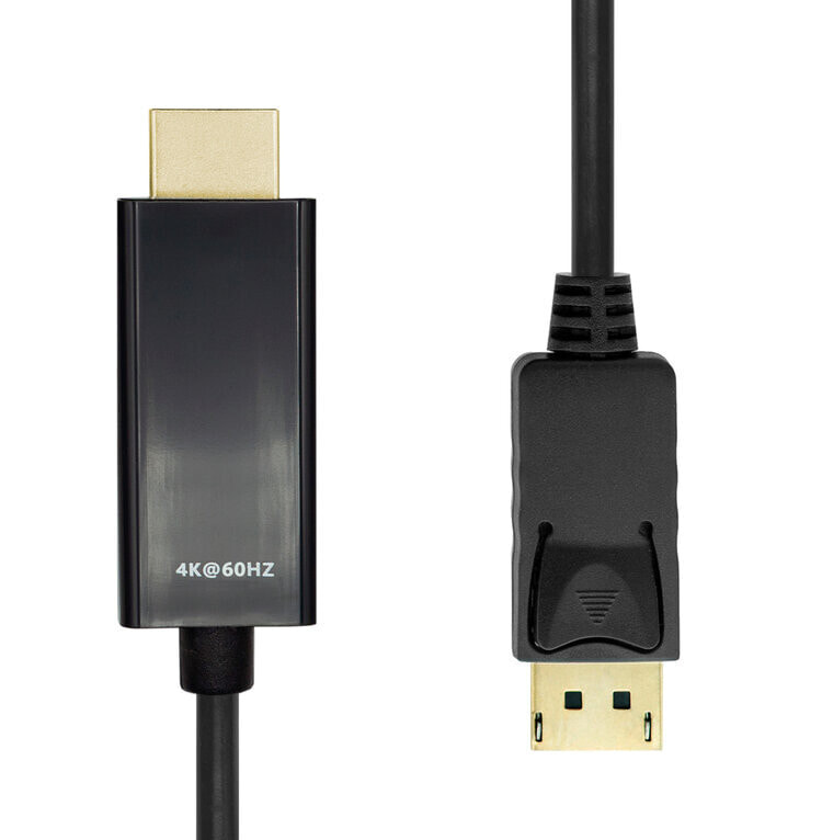 ProXtend DP1.2-HDMI60-003 видео кабель адаптер 3 m DisplayPort HDMI Черный