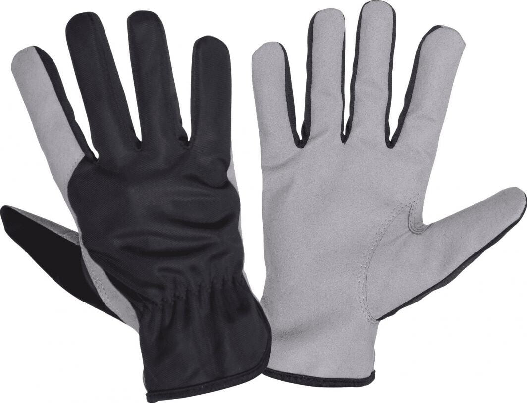 Lahti Pro gray synthetic leather gloves "8" (L271508K)