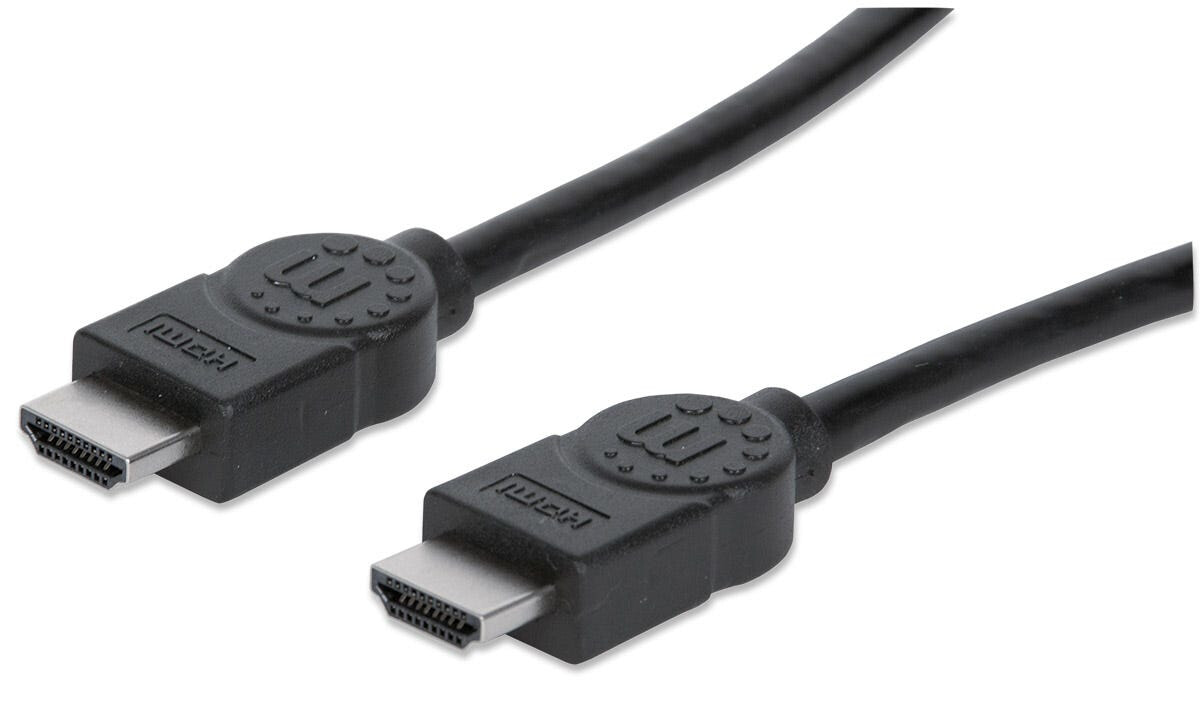Manhattan HDMI HDMI кабель 10 m HDMI Тип A (Стандарт) Черный 323246