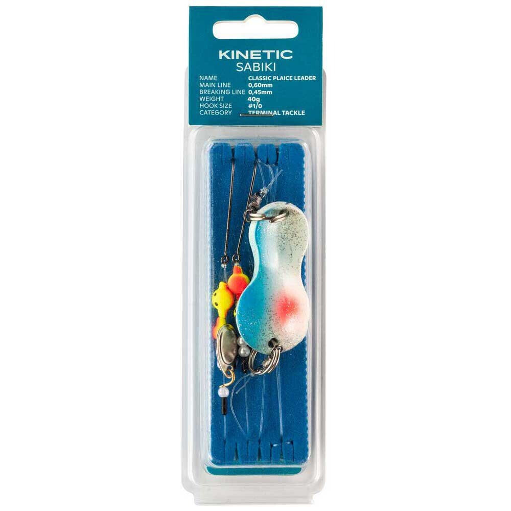 KINETIC Sabiki Classic Plaice Leader 40g Feather Rig