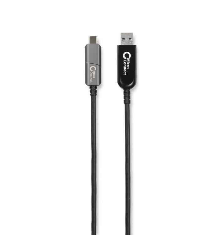 Microconnect USB3.1CA10OP USB кабель 10 m USB 3.2 Gen 2 (3.1 Gen 2) USB A USB C Черный