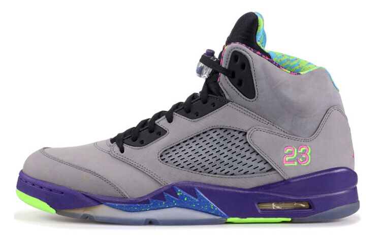 Jordan Air Jordan 5 Retro Bel-Air 高帮 复古篮球鞋 GS 灰 / Кроссовки Jordan Air Jordan 621959-090