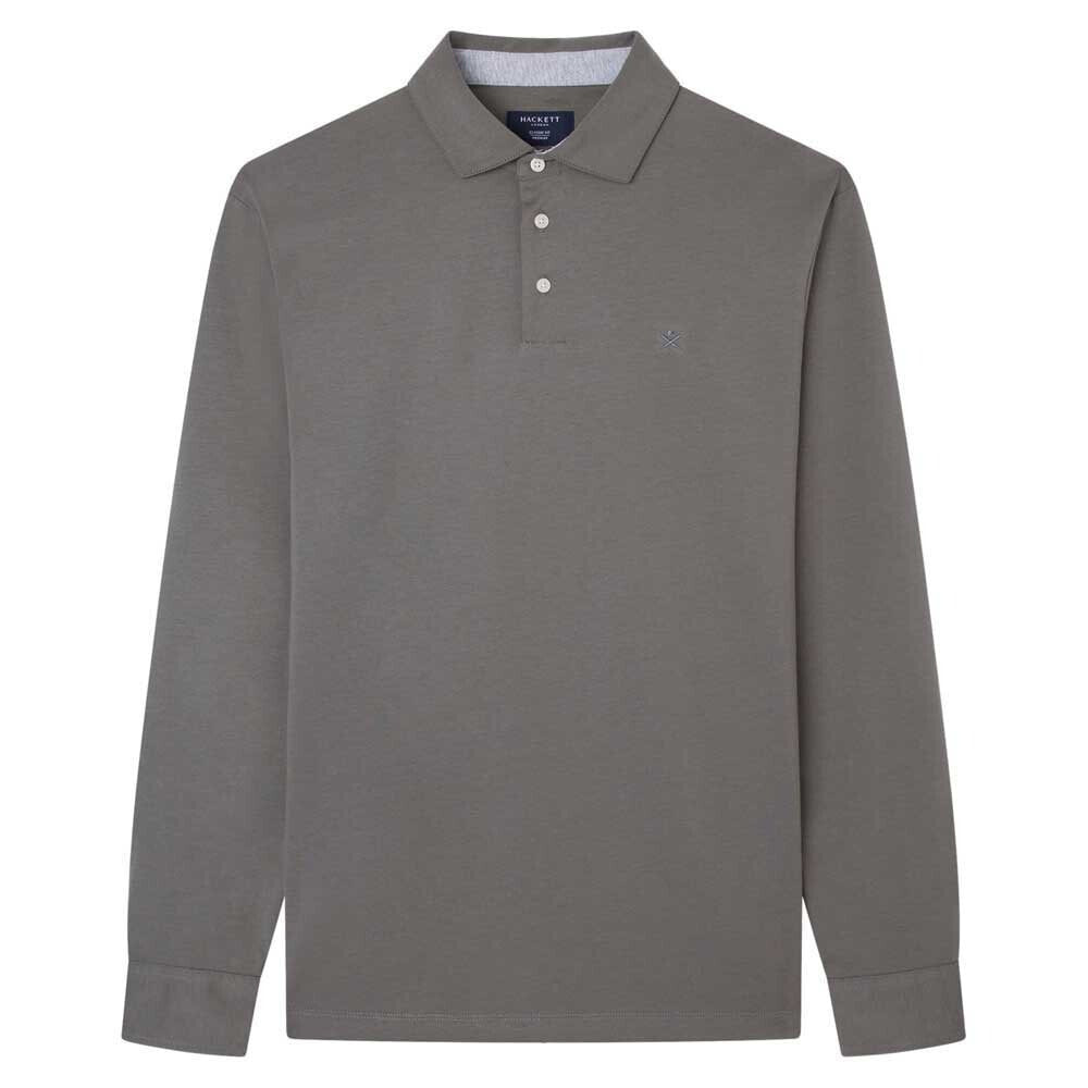 HACKETT Pima Cotton Long Sleeve Polo