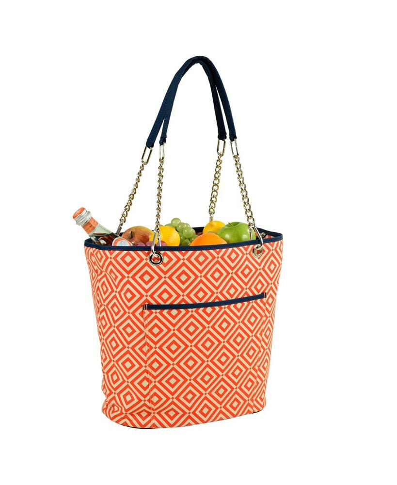Picnic At Ascot insulated Fashion Cooler Bag - 22 Can Leak Proof Tote