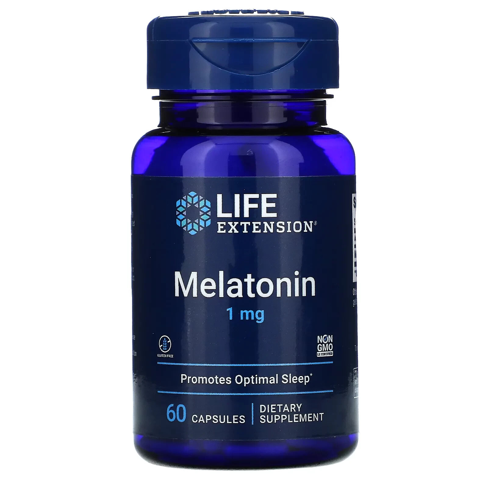 Melatonin, 10 mg, 60 Vegetarian Capsules