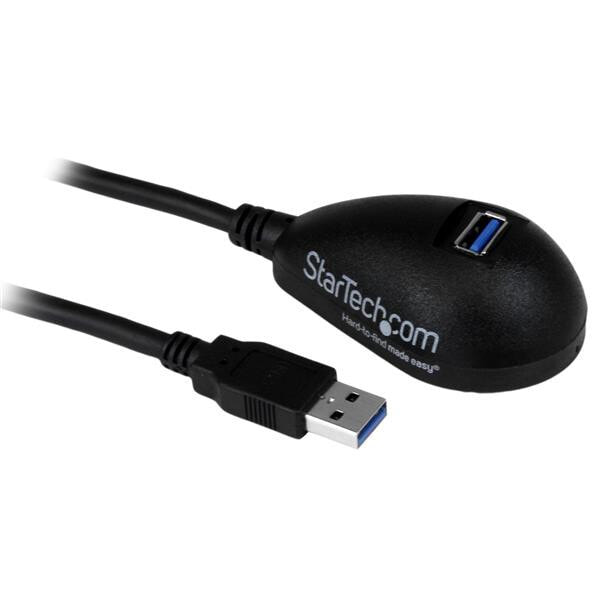 StarTech.com 1.5m USB 3.0 A m/f USB кабель 1,5 m 3.2 Gen 1 (3.1 Gen 1) USB A Черный USB3SEXT5DKB