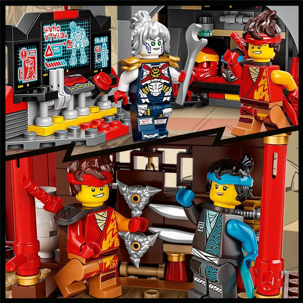 Конструктор LEGO NINJAGO 71767 Храм-додзе ниндзя — купить недорого с  доставкой, 861439