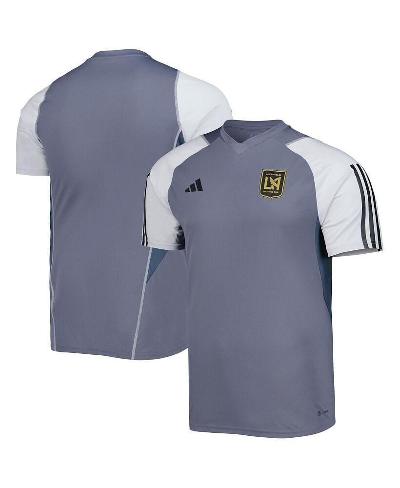 adidas men's Gray LAFC 2023 On-Field Training jersey