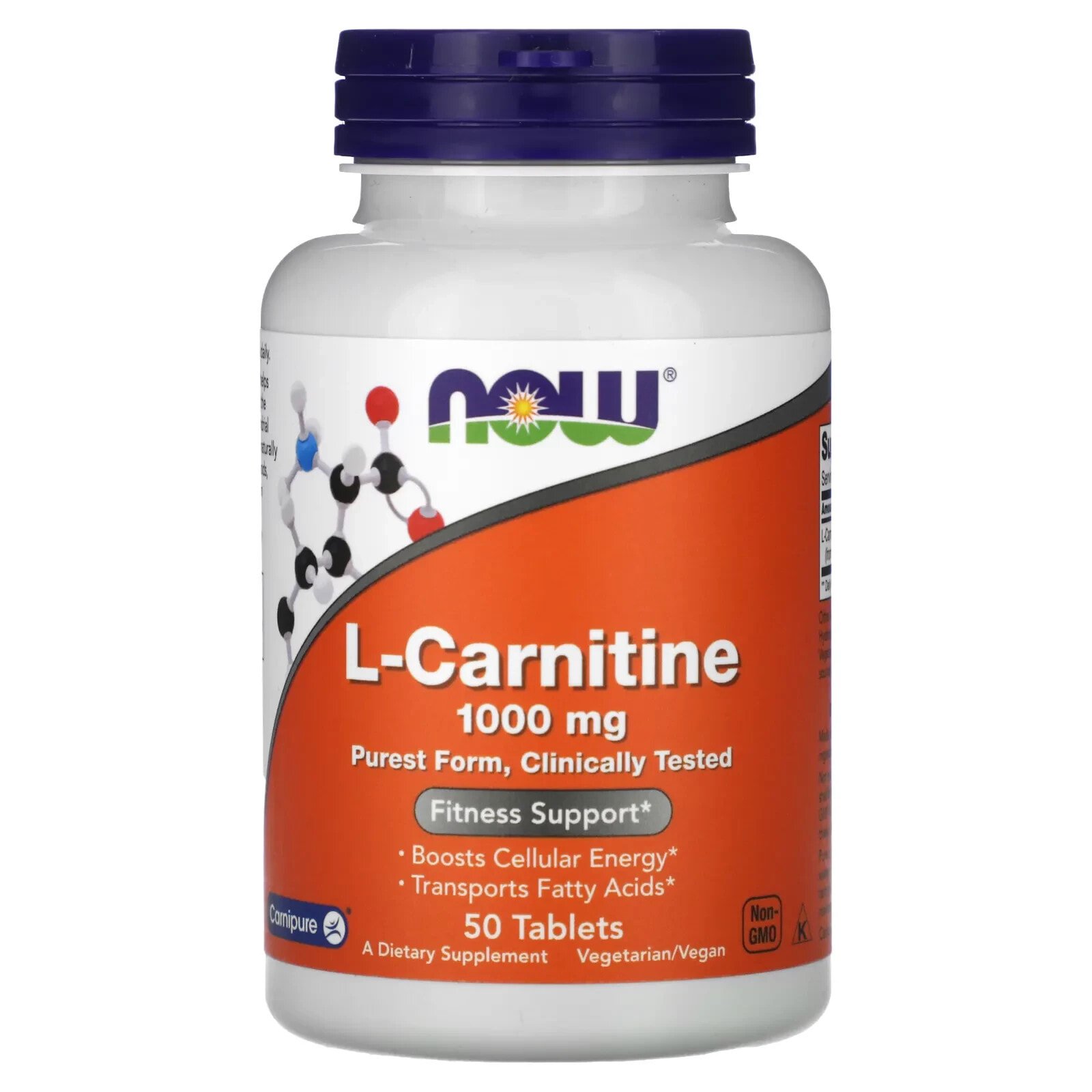 NOW L-Carnitine -- 500 mg - 60 Vcaps®