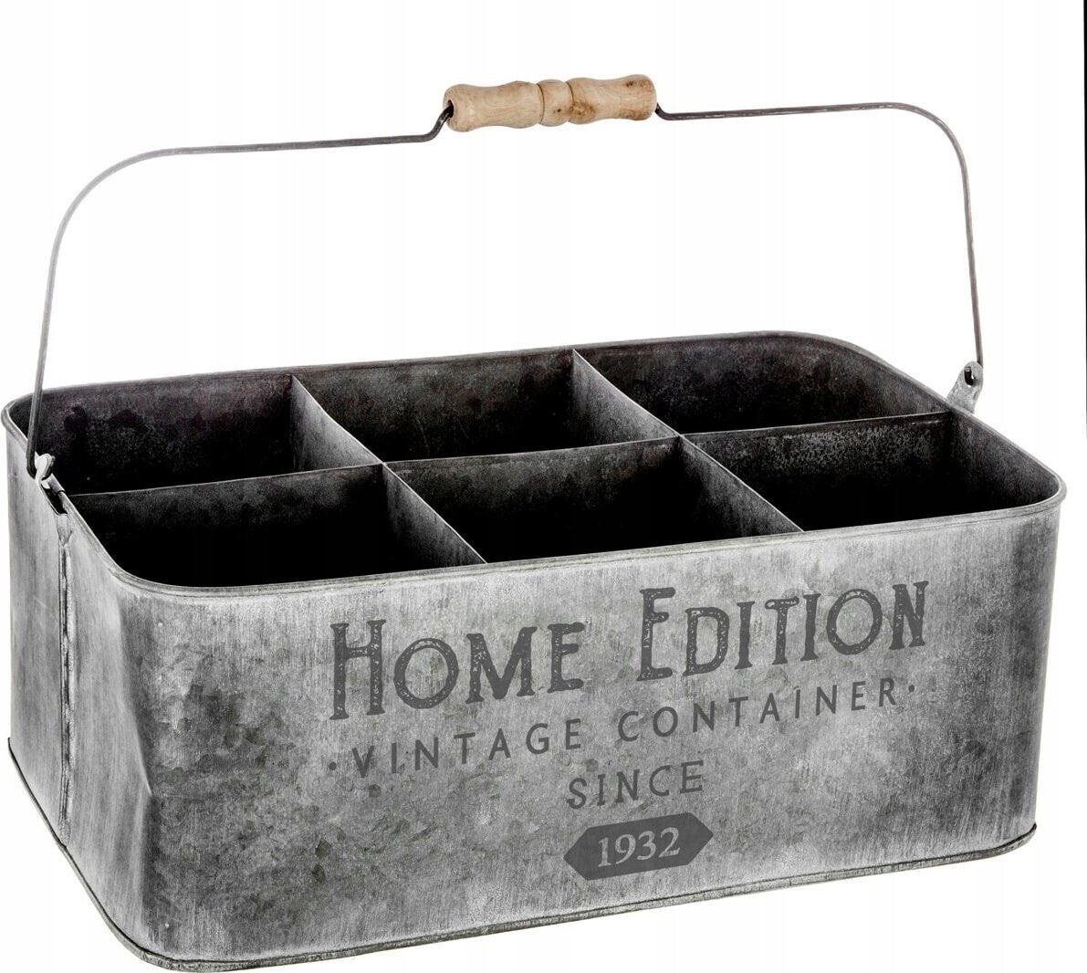 Atmosphera Doniczki metalowe HOME EDITION w stylu vintage, 36,5 x 23,3 x 13,9 cm