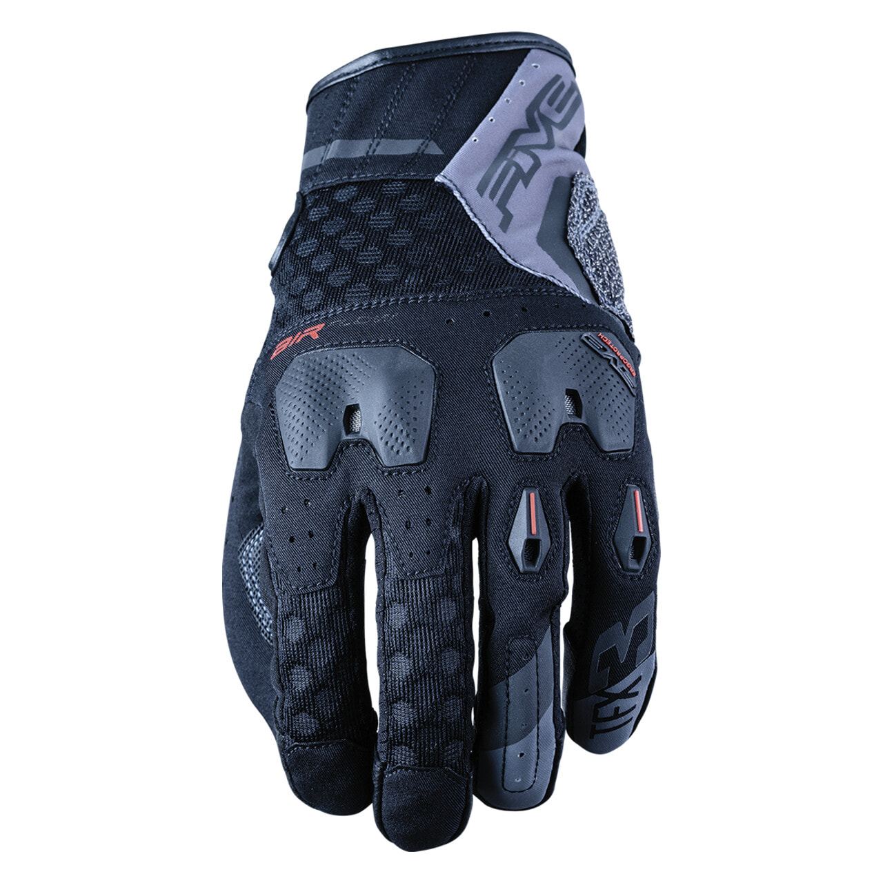 Motorradhandschuhe Five TFX3 Airflow Schwarz-Grau