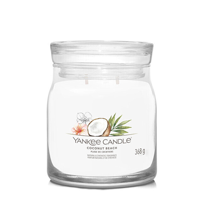 Aromatic candle Signature glass medium Coconut Beach 368 g
