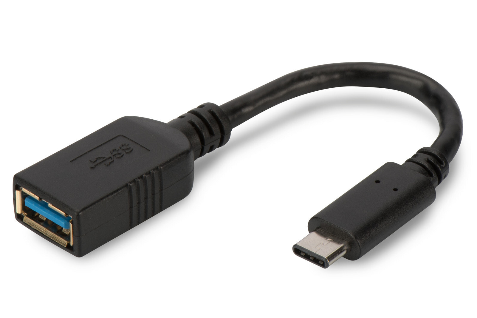 ASSMANN Electronic 0.15m USB C - A USB кабель 0,15 m 3.2 Gen 2 (3.1 Gen 2) USB A Черный AK-300315-001-S