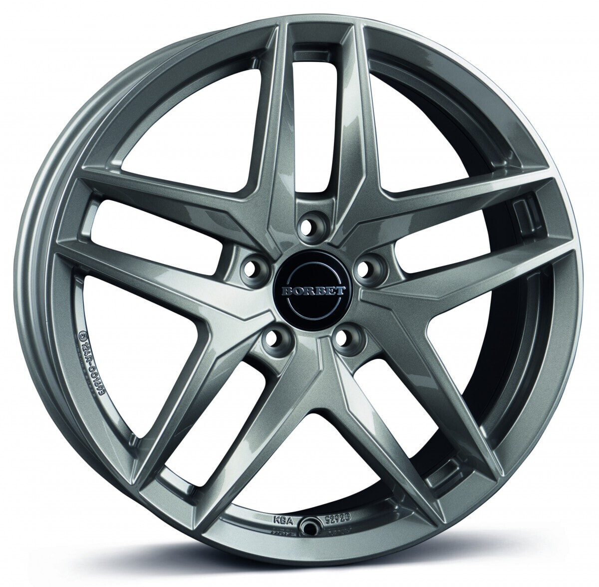 Колесный диск литой Borbet Z metal grey 7x17 ET48.5 - LK5/112 ML66.5