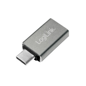 LogiLink AU0042 кабельный разъем/переходник USB 3.1 type-C USB 3.0 Серебристый