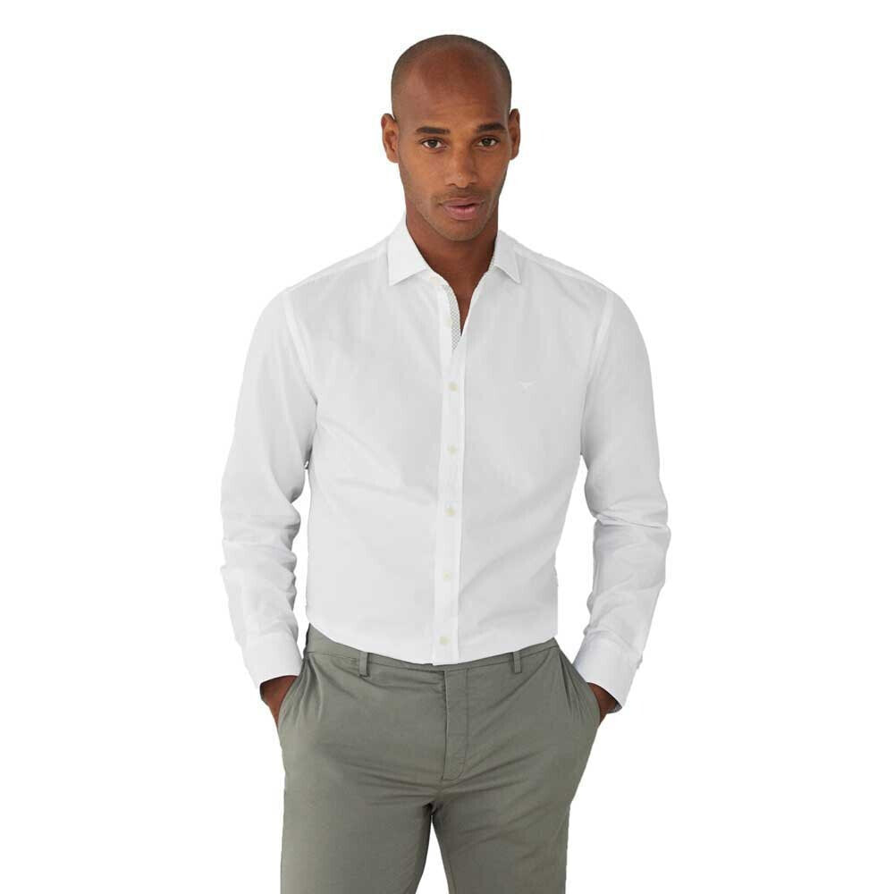 HACKETT Cot Tencel Mul Trim Long Sleeve Shirt