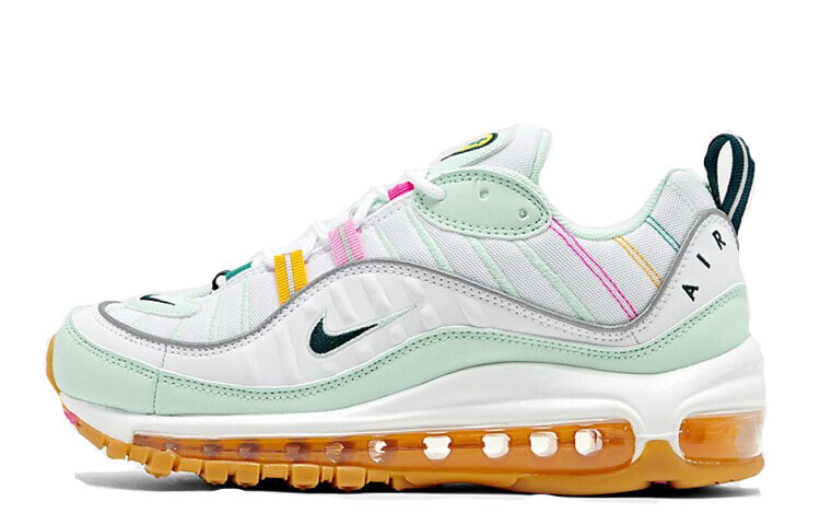 Nike Air Max 98 低帮 跑步鞋 女款 绿白 / Кроссовки Nike Air Max 98 CI9897-300