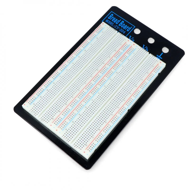 Breadboard - 1660 holes with connectors for power supply