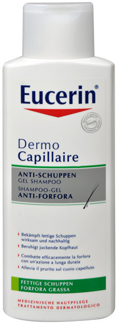 Eucerin Dermo Capillaire Anti Oily Dandruff Shampoo Гель-шампунь против жирной перхоти 250 мл