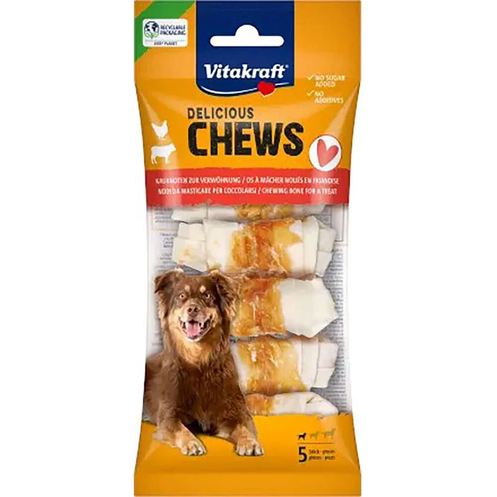 VITAKRAFT Chews Deli With Chicken S dog treat 70g