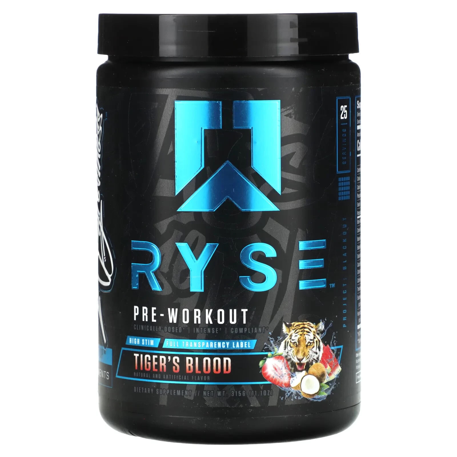 Ryse Supps, Pre-Workout, Tiger's Blood, 11.10 oz (315 g)