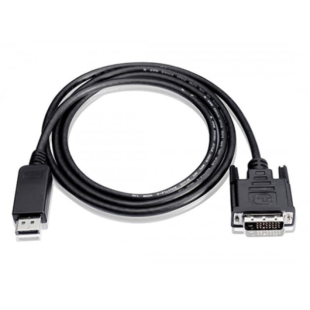 Techly ICOC-DSP-C-020 видео кабель адаптер 2 m DVI-D DisplayPort Черный