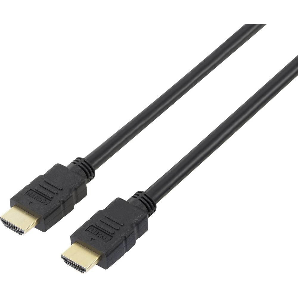 SpeaKa Professional SP-7870704 - 5 m - HDMI Type A (Standard) - HDMI Type A (Standard) - 3D - 10.2 Gbit/s - Black