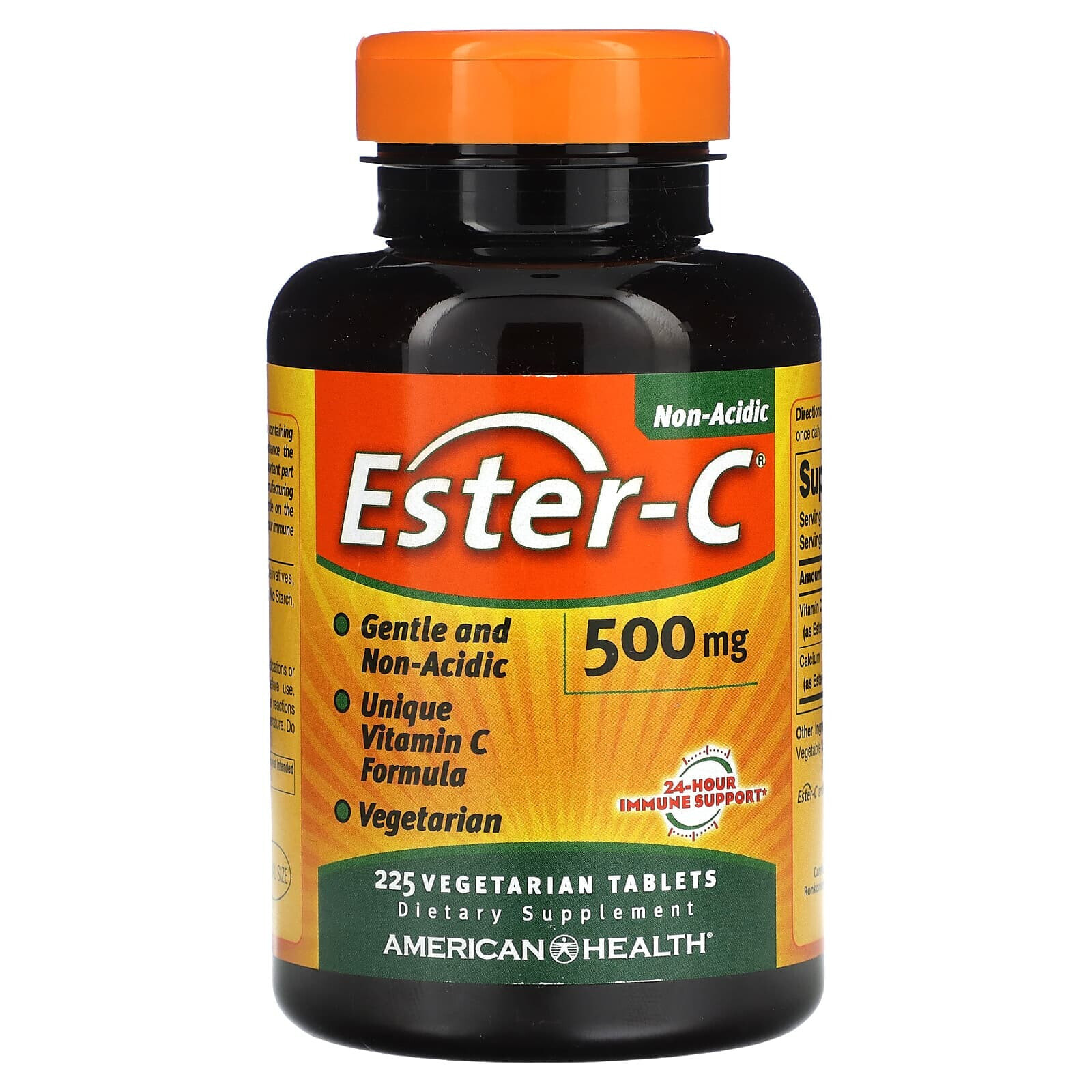 American Health, Ester-C, 500 мг, 225 вегетарианских таблеток