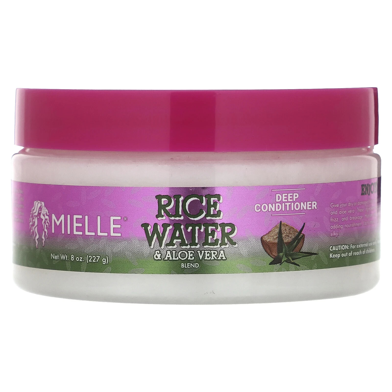 Deep Conditioner, Rice Water & Aloe Vera Blend, 8 oz (227 g)