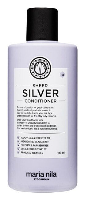 Hydrating Conditioner Neutralizing Yellow Hair Tones Sheer Silver (Conditioner)