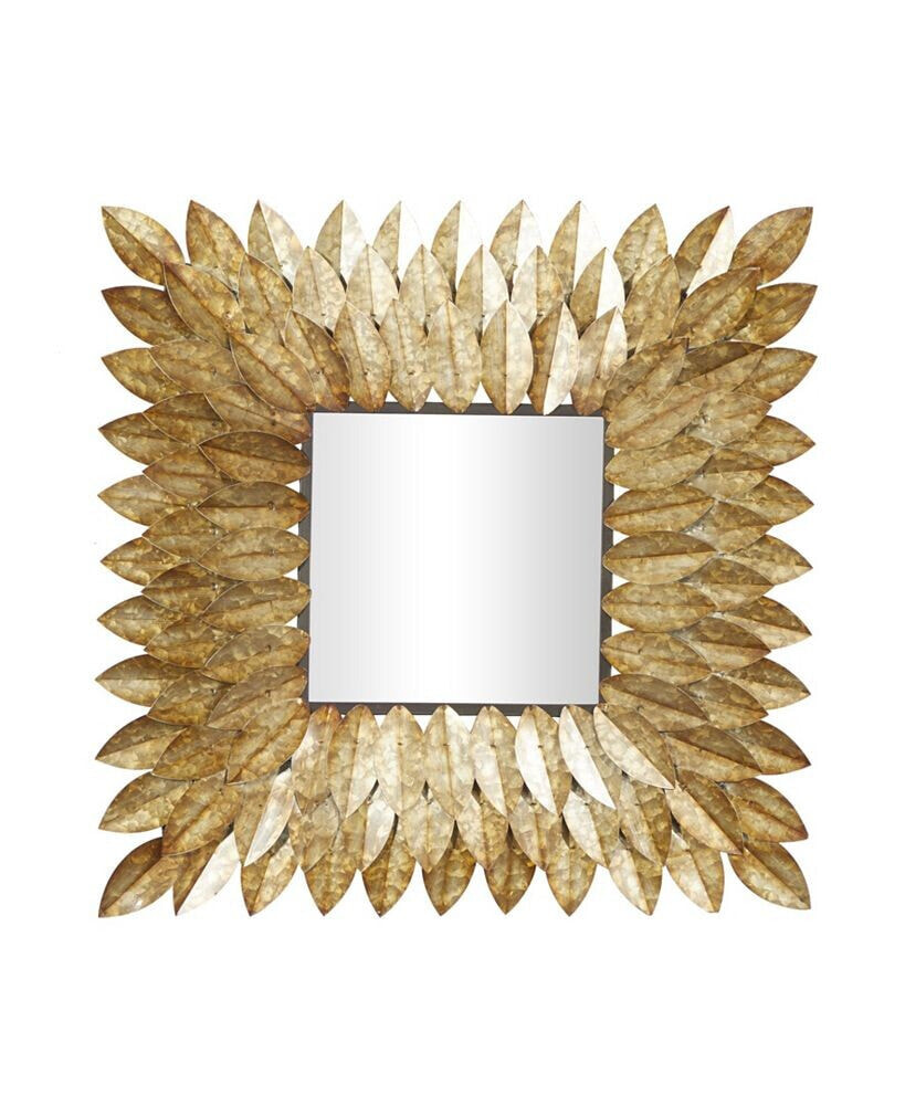 Rosemary Lane rustic Metal Wall Mirror, 30