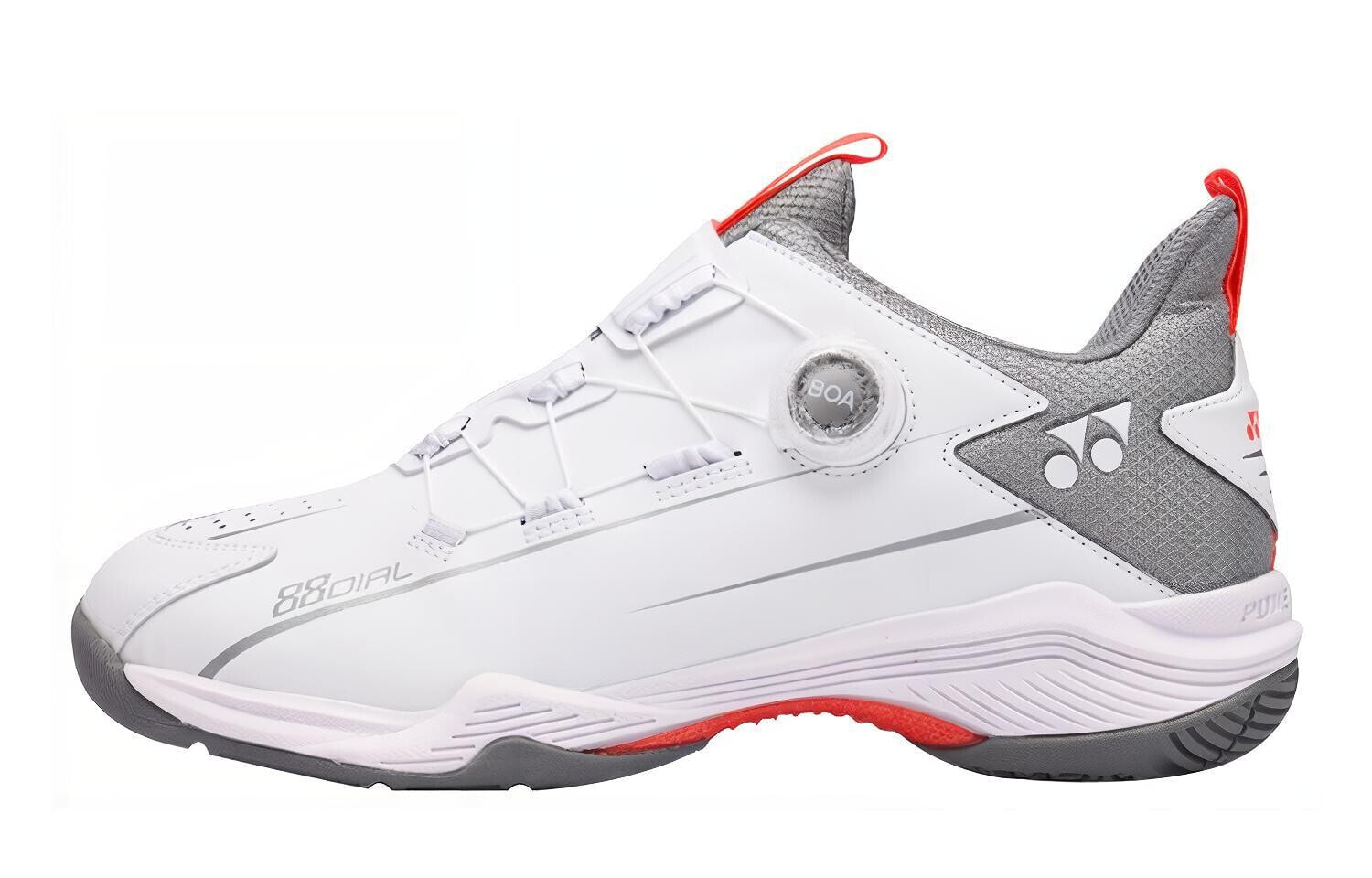 YONEX 88D 2 Badminton Shoes Unisex Low-Top Matte White