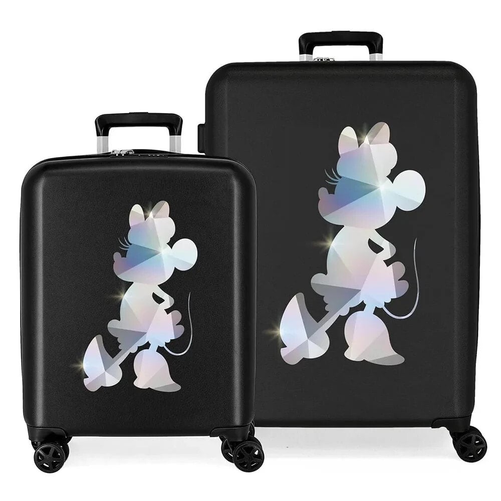 DISNEY 100 Minnie Silver 55-70 cm 104L trolley 2 units