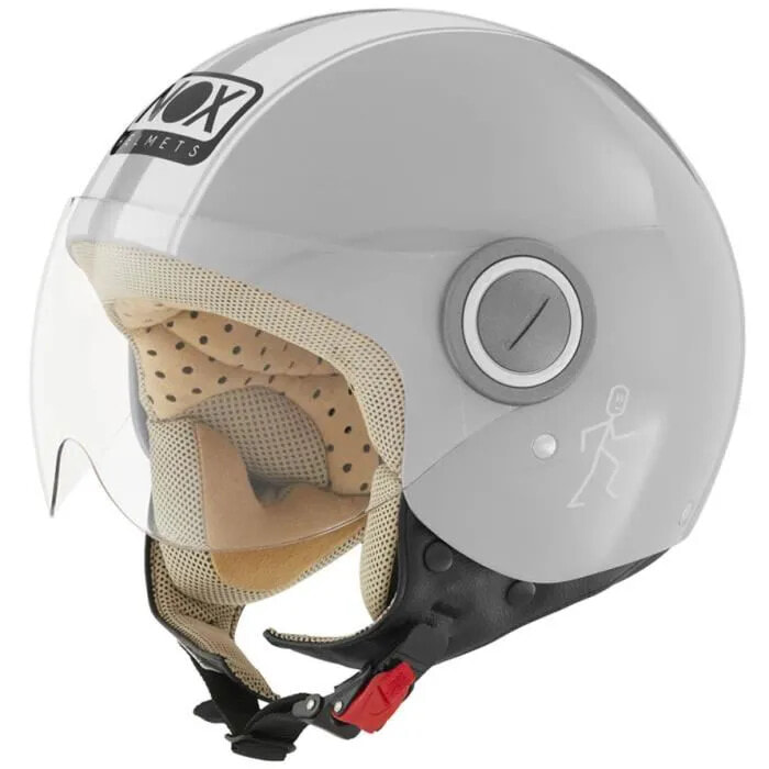 Шлем для мотоциклиста NOX - Jet-Scooter-Helm - N210 - Nardo grau und wei