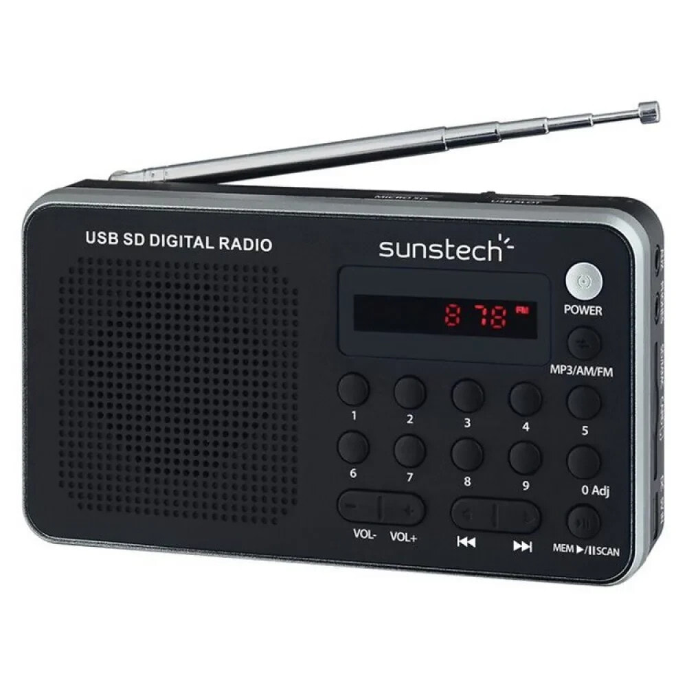 SUNSTECH MIRA-RPDS32 1.5W AM/FM Portable Radio