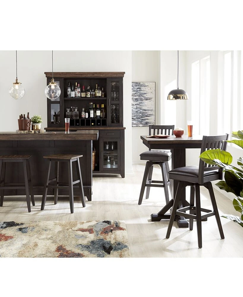 Furniture peighton 3 Piece Bar Set (Bar with 2 Stools)