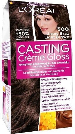 Loreal Paris Casting Creme Gloss 500 Безаммиачная крем-краска для волос, оттенок светло-каштановый