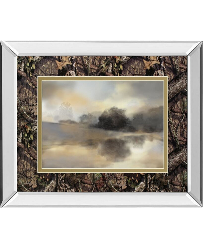 Classy Art misty Pond by Nan Mirror Framed Print Wall Art, 34